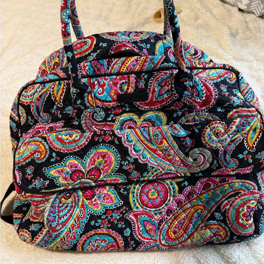 Vera Bradley Colorful Paisley Weekender Bag